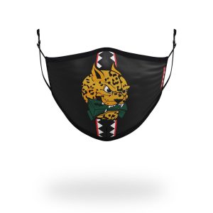 KIDS FORM FITTING MASK: SPUCCI LEOPARD