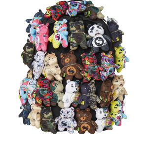 PACK OF BEARS REAL PLUSH BEARS RUNWAY PIECE BACKPACK - SUPER EXCLUSIVE