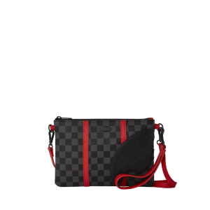 MONACO SHARK CLUB CROSSOVER CLUTCH W/ SHOULDER STRAP