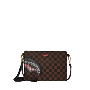 LENTICULAR EFFECTS CROSSOVER CLUTCH W/ SHOULDER STRAP