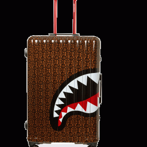 FRENZY SHARKS SHARKNAUTICS HARDSHELL FULL-SIZE LUGGAGE