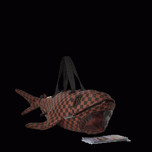 SHARKS IN PARIS CLEAR FOR TAKEOFF SHARK MEDIUM DUFFLE