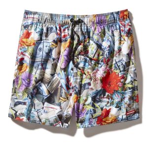FLORAL MONEY SHOTO SWIM TRUNKS
