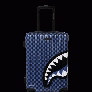 MIDNIGHT MAGIC SHARKS IN PARIS HARD SHELL CARRY-ON LUGGAGE